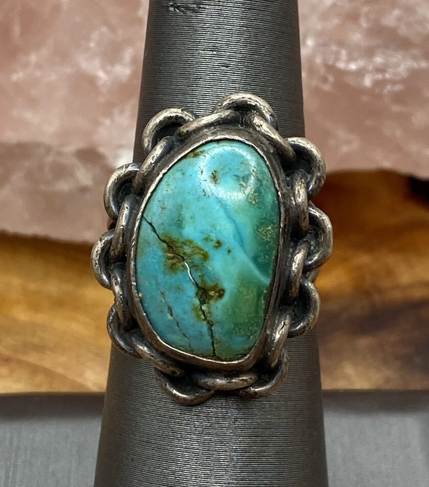 Sterling and hotsell turquoise ring