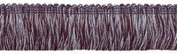 Decopro Quastenborte Fringe Trim Style# 0175BB Farbe 24B Mocha Ice Blue (1 Yard)