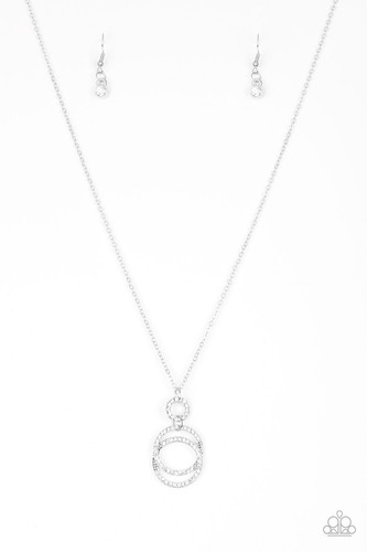 Three Silver Hoops - Necklace 