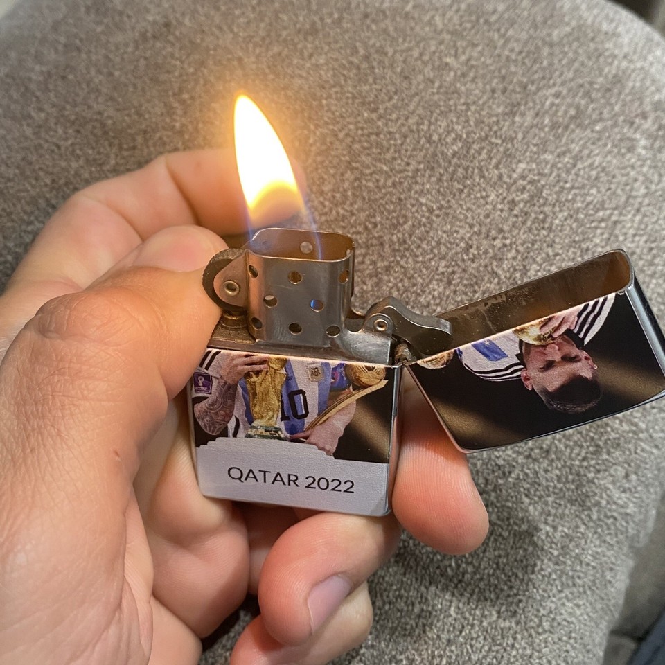 Zippo Lighter Fluid Leo Messi Argentina Qatar 2022 World Cup FIFA eBay
