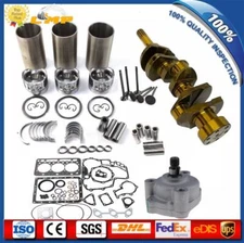 for Kubota DF750-E Engine Overhaul Rebuild Kit-Crankshaft/Piston/Cylinder Gasket