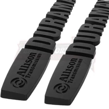 2PC Allison Duramax Hood Emblem Badge For Silverado 2500 3500HD Matte Black