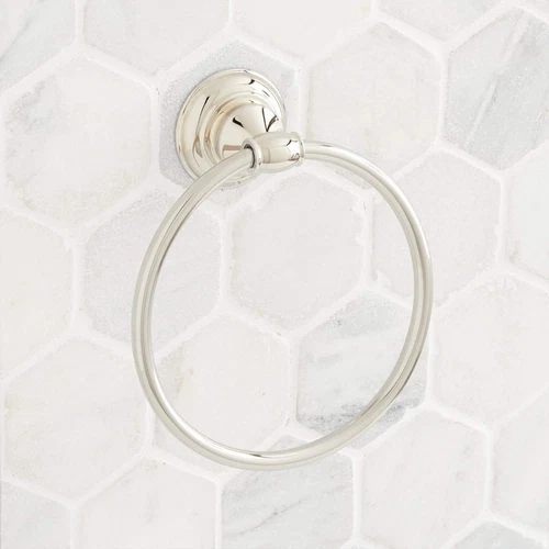 Beasley Towel Ring - Elegant Bathroom Accessory for Stylish Spaces - Picture 4 of 8