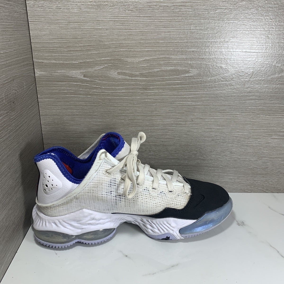 Nike LeBron 19 Low Concord Black Toe Mens‎ Size 7 DH1270-100 Nike LeBron 19 Low Concord Black Toe Mens Size 7 DH1270-100  main image 3