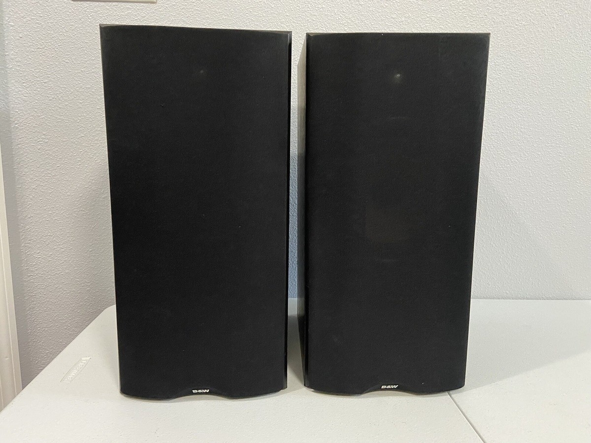 B&W Bowers & Wilkins DM602 Bookshelf Speakers | Black | Wired