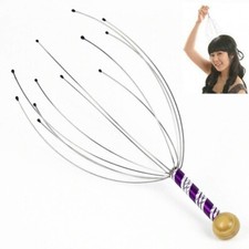 Head Neck Scalp Massager Massage Octopus Equipment Stress Release Relax Tool New