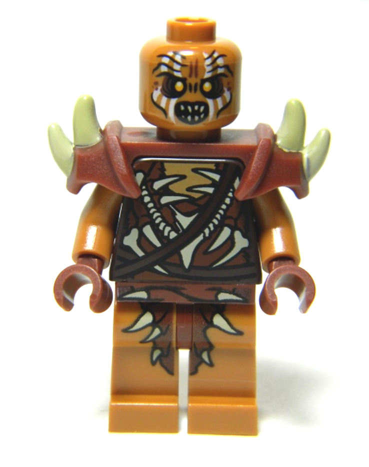 Lego Gundabad Orc 79014 79012 Bald with Shoulder Spikes The Hobbit