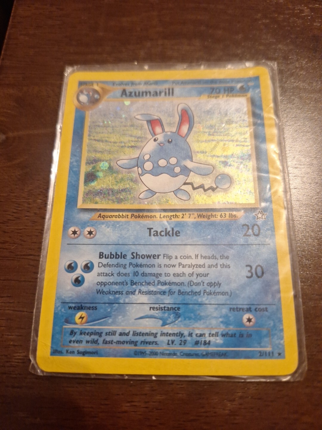 Azumarill 70 HP Holo