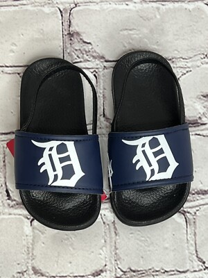 BRAND NEW with Tags Detroit Tigers Baby Shoes Sandals MLB Youth Size Small 5/6