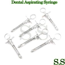 6 Premium Dental Anesthetic Syringe Self-Aspirating 1.8CC-Dental Instruments-A 