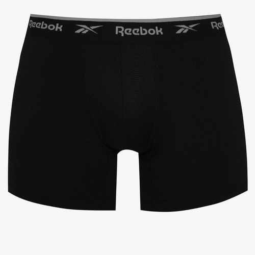 Reebok Men’s Ainslie Performance 3-Pack XL Trunks Black Underwear RRP £34.99 NEW - Picture 2 of 7