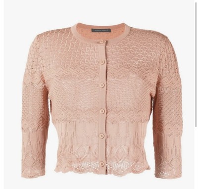 Alberta Ferreti cardigan Rose Pink Us Size S