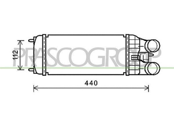 Prasco CI325N001 LadeluftküHler FüR CitroËN Ds Opel Peugeot-image