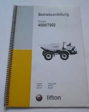 Neuson Dumper 4500 / DHK 7002H Betriebsanleitung