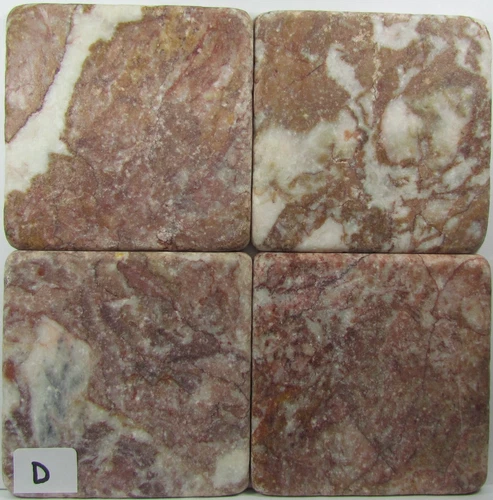 Set of 4 - Stone Tile Coaster - Plain  Stone  (Buy 2 Sets - Get 1 Set Free)  1 q