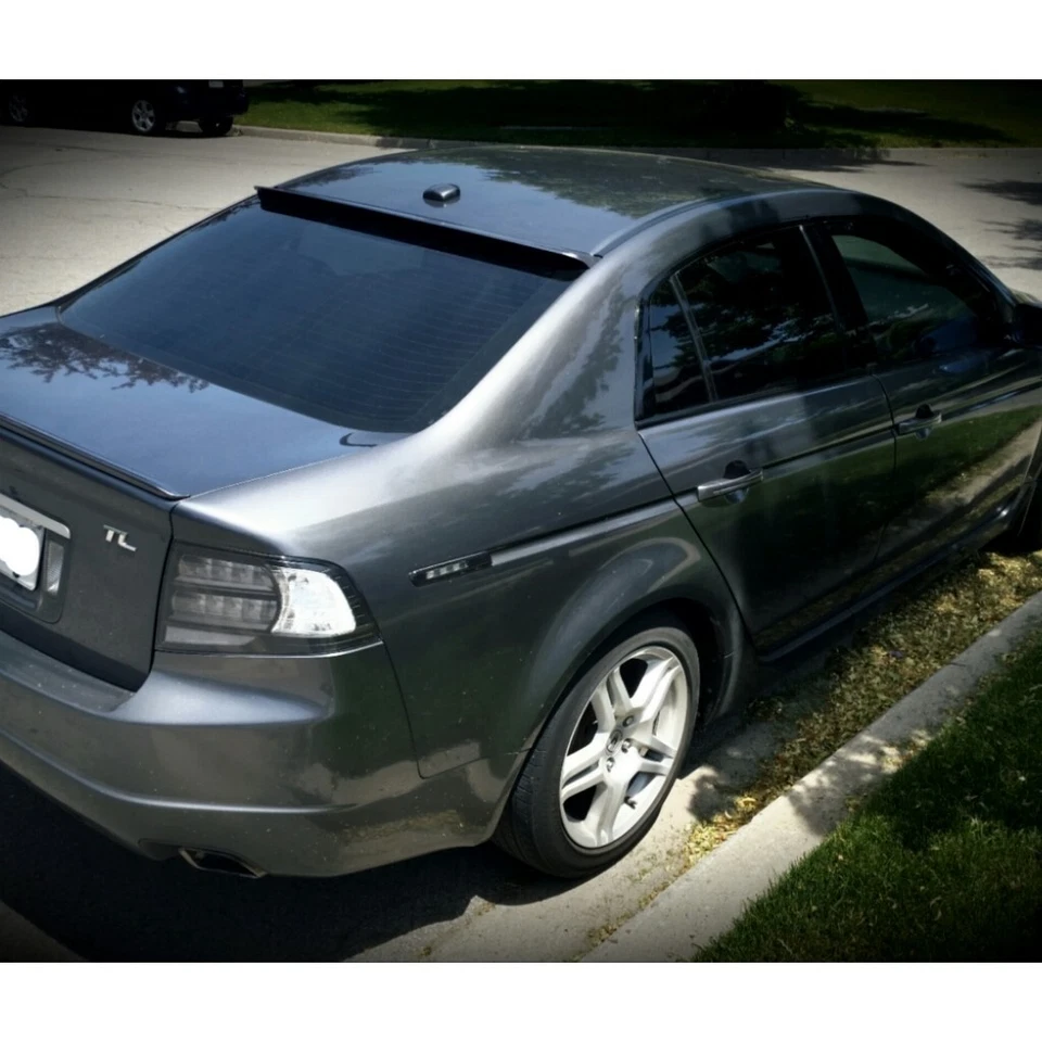 Stock 229V Type Rear Window Roof Spoiler Wing Fits 2004~2008 Acura TL 3TH Sedan - Image 2 of 4
