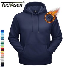 Mens Active Hoodie Pullover Fleece Lined Thermal Sweatshirt Athletic Casual Tops
