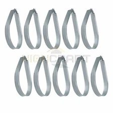 Highcraft 1/2"Swivel Loop Hanger forVertical Pipe in Epoxy Coated Steel(10 Pack)