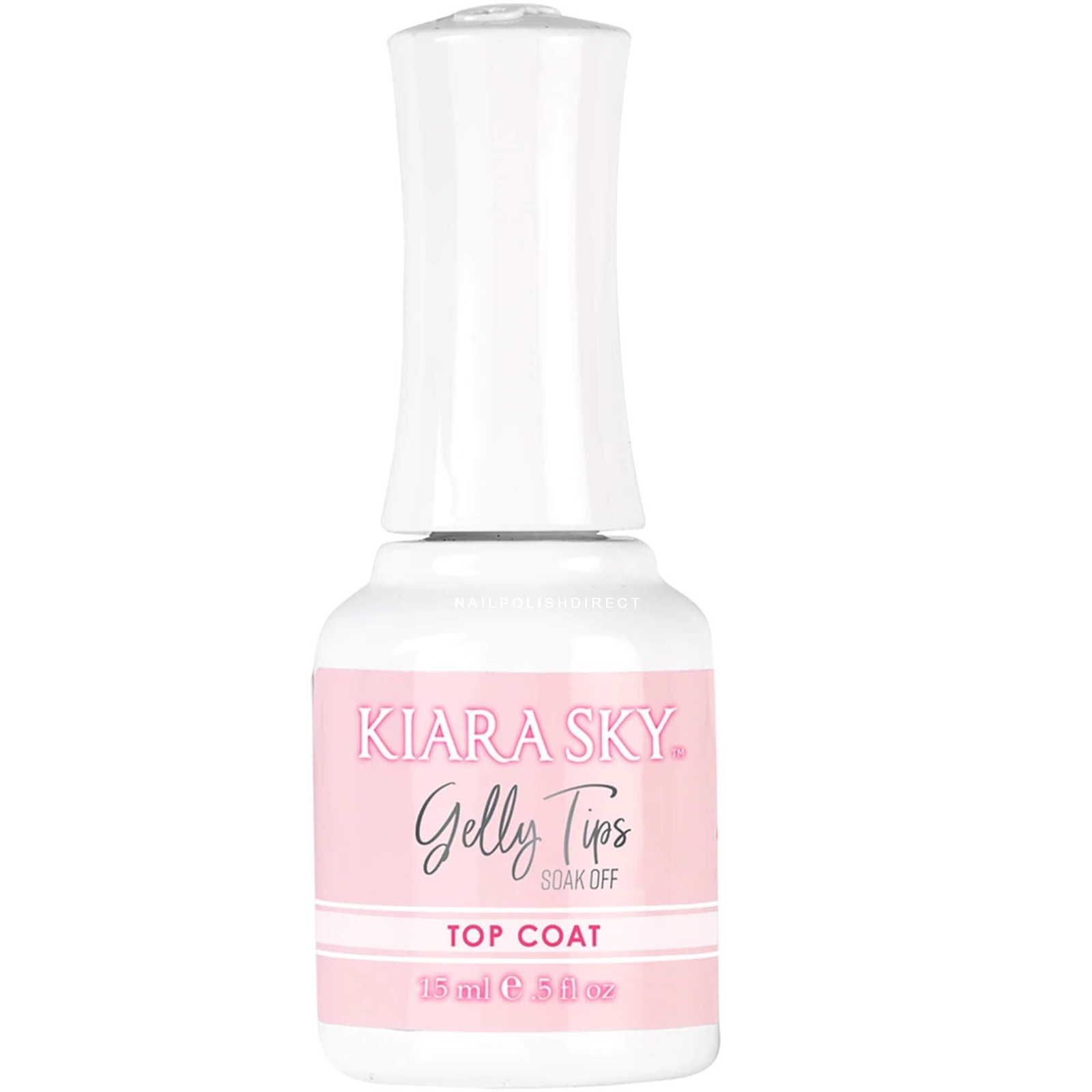 Kiara Sky Soak Off False Nails Gelly Tips - Step 2 - Top Coat 15ml (GTTC)