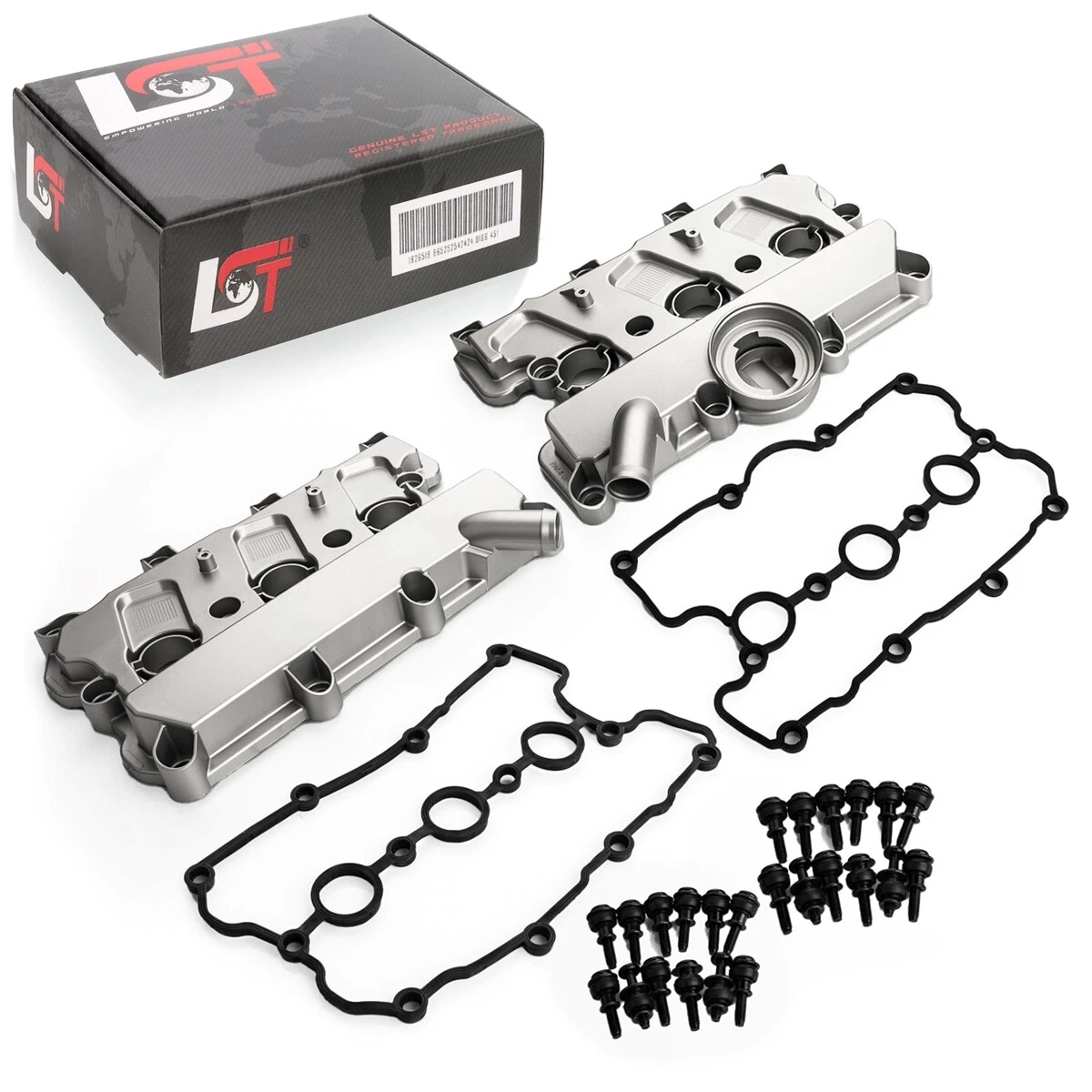 2x Cylinder Head Cover Valve Cover Gasket Set for Audi A6 C6 C7