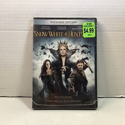 Snow White & The Huntsman (Extended Edition) DVD, MULTIPLES SHIP/FREE!