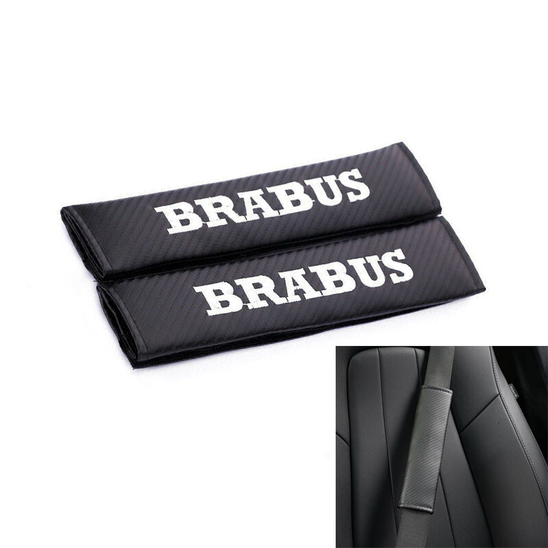 Car Seat Belt Covers Shoulder Straps For Mercedes Benz BRABUS eBay