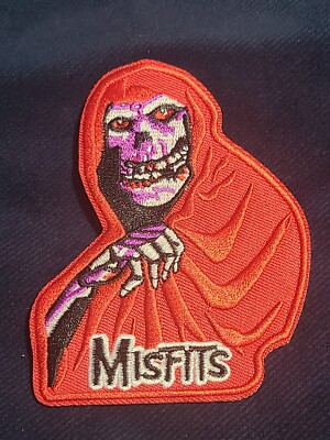 Misfits Crimson Ghost Iron On Patch Glenn Danzig Samhain Halloween Ghoul New