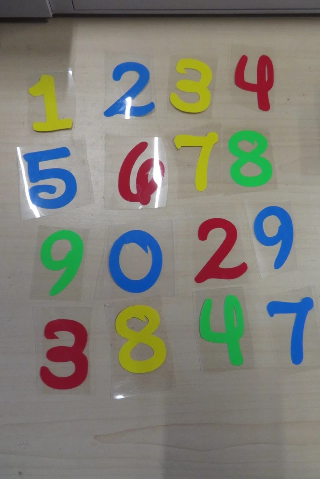 16 x IRON ON Numbers for T-shirt decoration Numbers day 6th Feb 2026 UK - Image 2 of 4