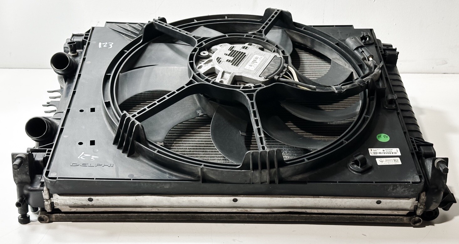 14-19 MASERATI QUATTROPORTE GTS 3.8 COOLING SYSTEM FAN CONDENSER RADIATOR