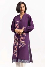 NWT GUL AHMED Sizes S, M Embroidered Cambric Kurti Pakistani Designer SAFINAZ