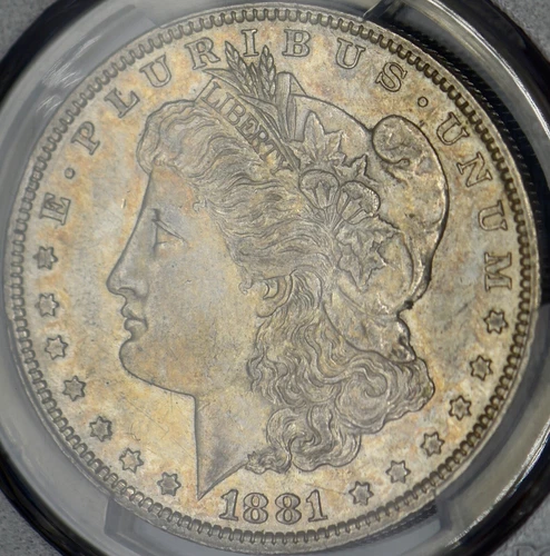 1881-O Morgan Silver Dollar - PCGS AU53 TONED - Gold Shield Label - ✪COINGIANTS✪