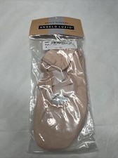 Angelo Luzio 248A Peach Dance Slippers Size 8