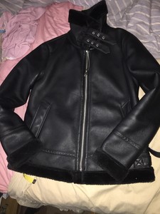 zara polyester jacket