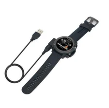 For Garmin fenix3 HR Watch Charger Base Charging Dock with Data Cable Black