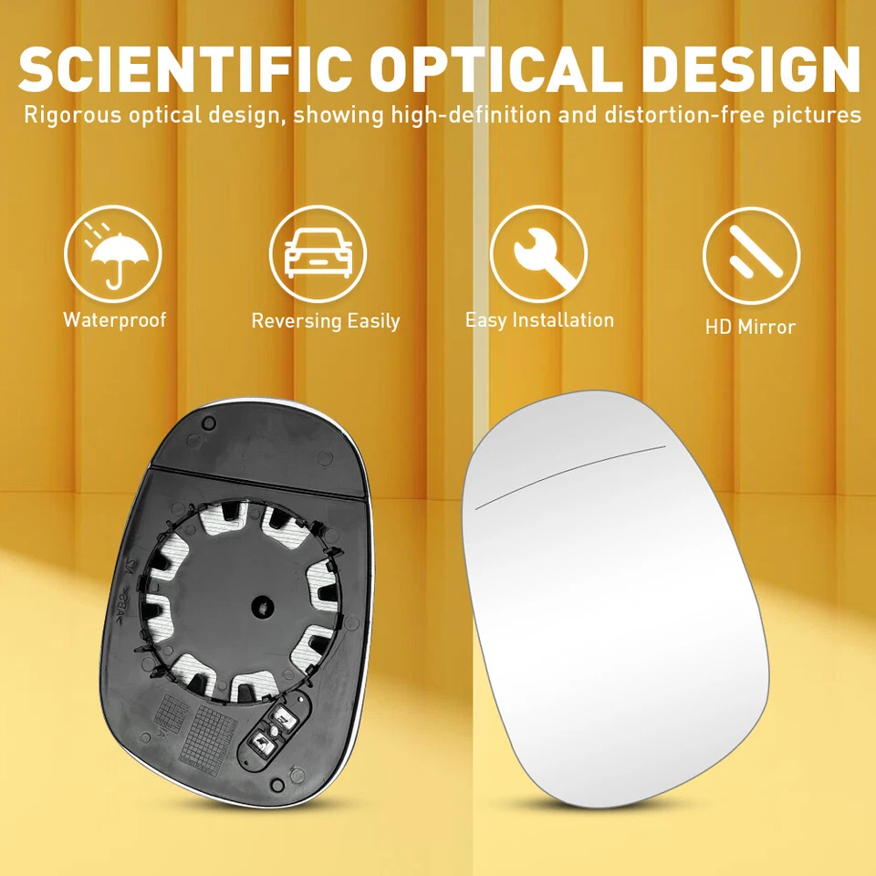 Для BMW E81 E90 E91 E92 325i 328i 335i 2009-11 правостороннее зеркало стекло с подогревом - Изображение 2 из 4