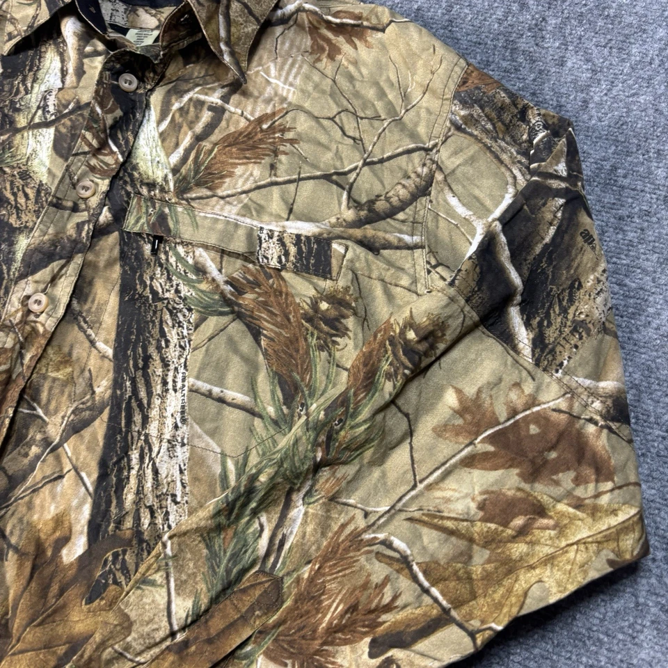 Walls x Realtree Hunting Fishing Shirt Men's Large  Camouflage Vented Pockets - Image 3 of 4