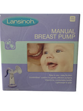 Lansinoh Manual Breast Pump, Lightweight, Discreet, New in Box