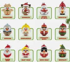 GUFI GOOFI CHRISTMAS EGAN CONAD 2022 SERIE COMPLETA PUPAZZI SEGNAPOSTO