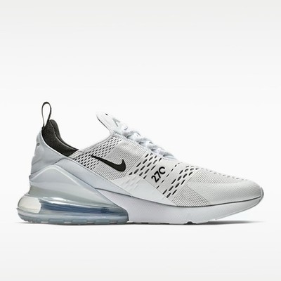 Nike Air Max 270 White Black Mesh Men display picture 1