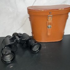 Vintage Telesar Binoculars Coated Optics 7x35 Field 7  w/ Carrying Case /