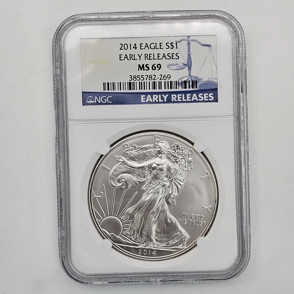 American Eagle MS 69 Graded 2014 Silver Bullion Coins for sale | eBay