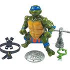 Vtg TMNT HEAD DROPPIN LEO figure A 100% COMPLETE original 1991 Playmates