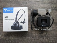Yamay M98 Bluetooth Wireless Headset with Mic Rechargeable
