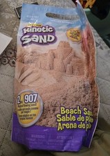 Kinetic Sand 2 lbs Yellow Play Sand Moldable Sensory Toys for Kids Resealable
