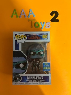 Funko Pop Marvel Minn-Erva #487 SDCC 2019 Summer Convention Exclusive NIB MCU