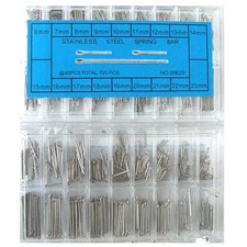 360Pack 6-23mm Watch Band Link Cotter Pin Assortment 0.9mm Bracelet Strap Bar c