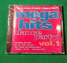 Mega Hits Dance Party, Vol. 1 CD, Nov-1997, New Sealed - Saw Mark On Spine