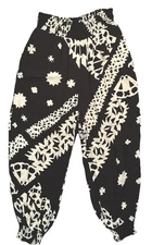 Anthropologie Aniya Balloon Joggers Pants Black MOTIF Size S Boho