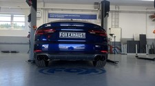 FOX Sport-Komplettanlage mit Klappensteuerung Audi S5 B9 Typ F5 je 2x100mm