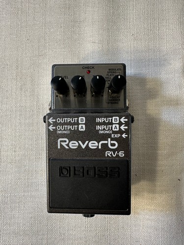 BOSS RV-6 REVERB GUITAR PEDAL